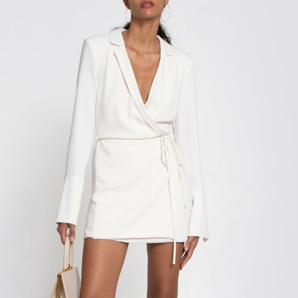 Orseund Iris Dresses & Skirts - Oresund Iris Boxy Crepe Wrap Mini Dress